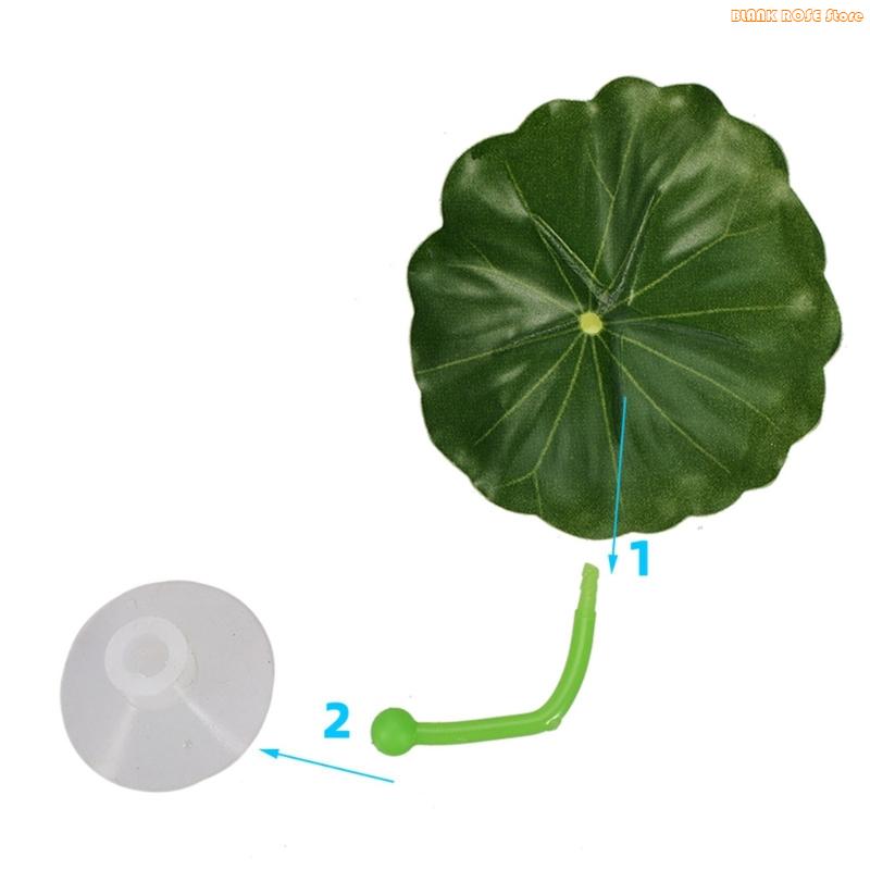 K1AE 3Pieces Suction Cup FishTank Accessories Natural Resting Platform Safe Waterproof Aquarium Spawning Platform