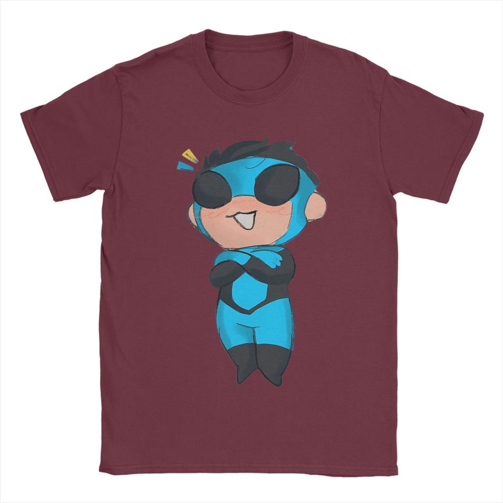 Invincible Chibi OmniUnisex Unisex T Shirt Novelty Tee Shirt Short Sleeve Round Neck TShirt Pure Cotton XL Clothes
