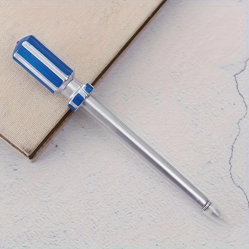 Quick-Dry Tool-Themed Ballpoint Pen Set Lightweight Design with Cartoon Wrench Pliers Screwdriver Hammer Features