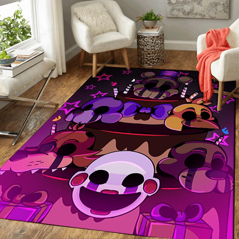Five Nights at Freddy's Rug Floor Mat for Living Room or Bedroom Soft and Comfortable Carpet a Gift for Birthday and Holiday.NFF0928617
