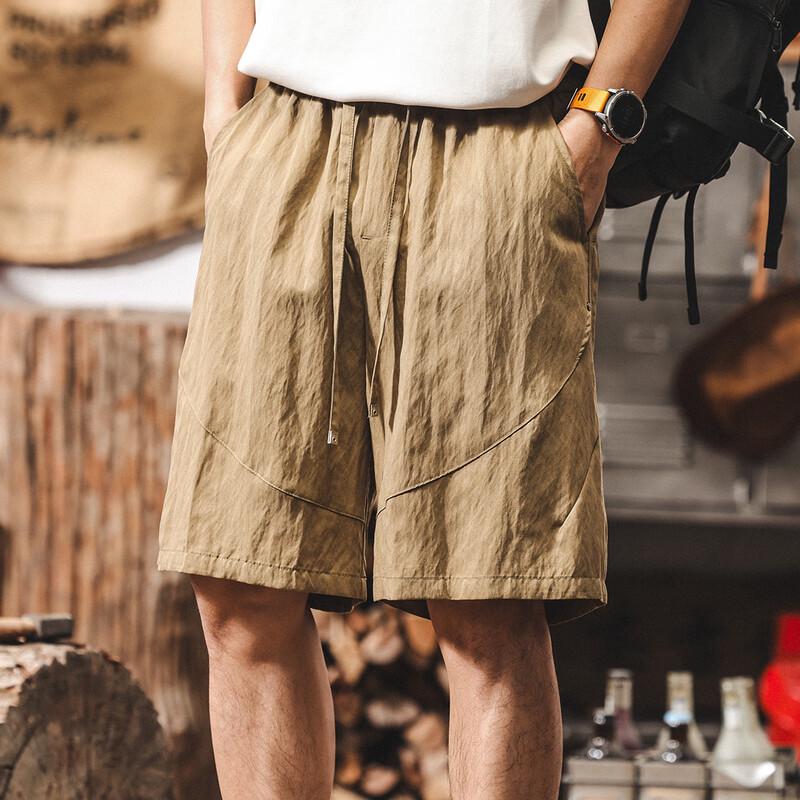 Men s Casual Lyocell Tencel Loose Fit Shorts 4XL