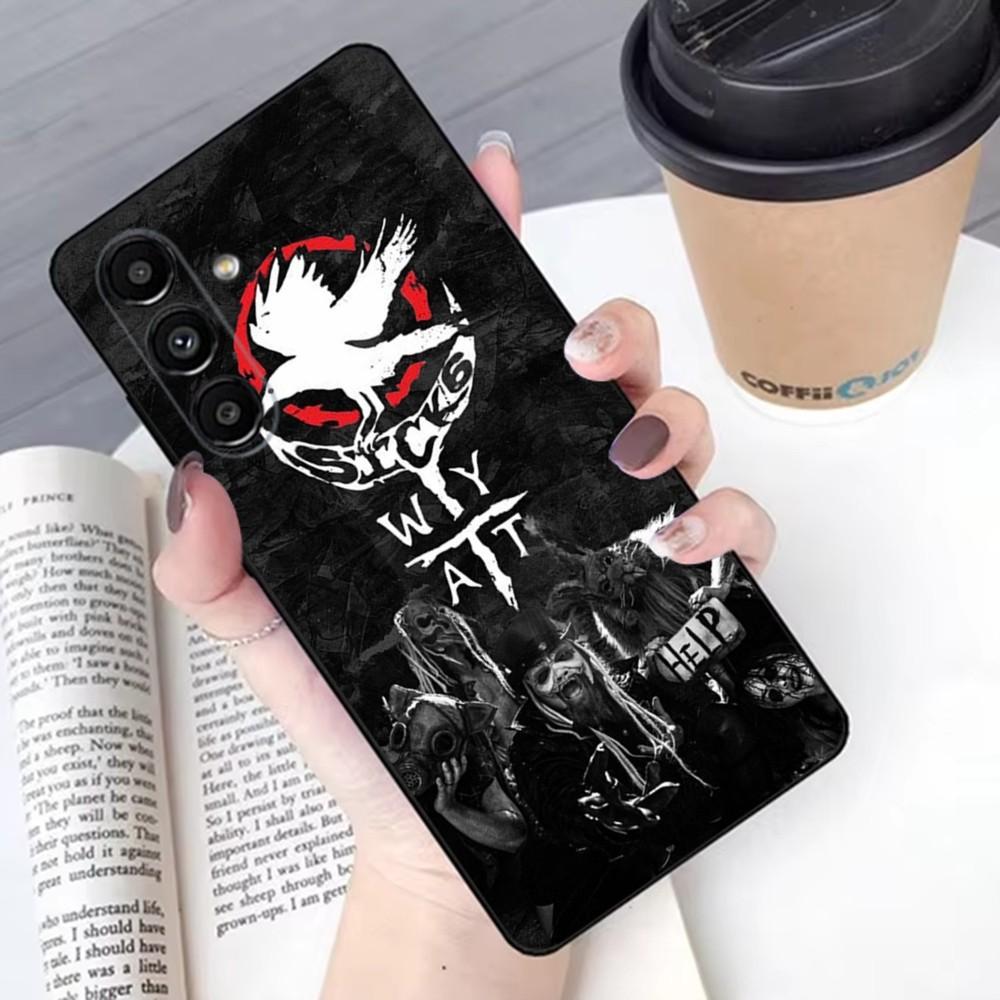 

The W-Wyatt S-Sicks Phone Case For Samsung S 25,24,21,22,23,30,20,Ultra,Plus,Fe,Lite,Note,10,9,5G Black Soft Samsung S21lite