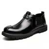 High Quality Retro Men Ankle Boots British Chelsea Business Casual Leather Shoes Fashion Comfortbale Thick Sole Work Boots Botas
