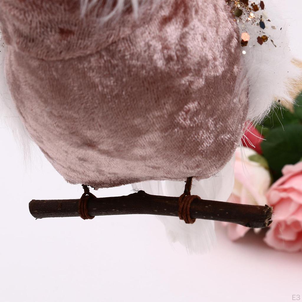 Owl Figurine Patio Wedding Party Hanging Decor Props