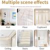 50M SelfAdhesive Tile Beauty Seam Sticker Tape 0.5/1cm Width Waterproof Gold Foil Lines Floor Wall Gap  Decor Seal Strip Tape