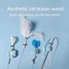 Feenkatzenspielzeug, Langlebige Federglocke, Langer Stab, Katzenspielzeug, Selbstunterhaltendes und Langweiliges Magisches Werkzeug für Katzen