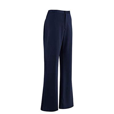 Nursery Elastic Back Piping Pants, Stretch, Opaque, Medical, Nursing, Dental, Size Small, Navy X Navy, 770104A