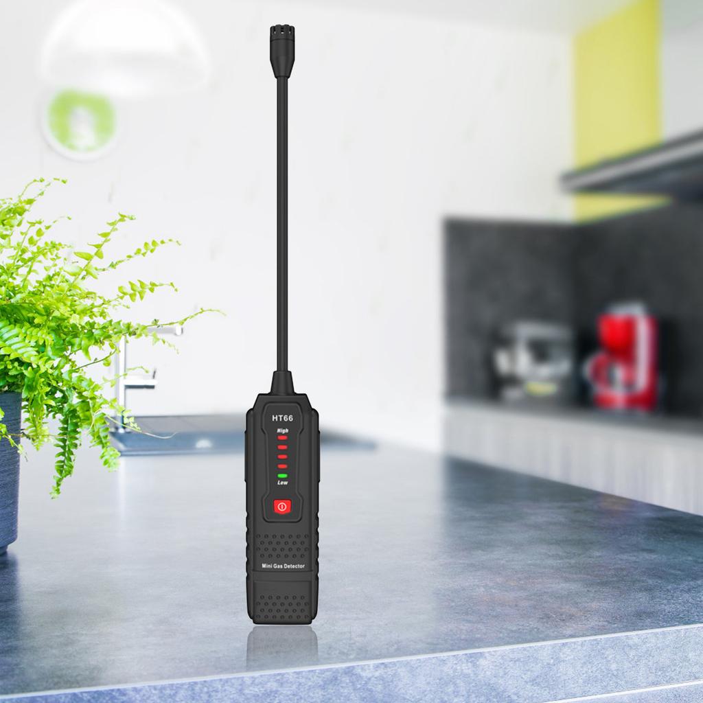 50-1000PPM Gas Leak Tester Flammable Natural Methane Gas Sniffer with Audible Visual Alarm Battery Powered(NOT Included)