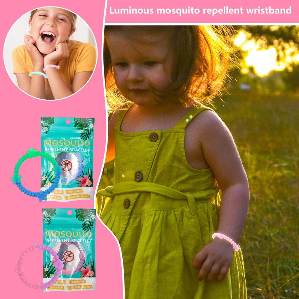 Luminous Mosquito Deterrent Bracelet Anti-bite Children Adult Outdoor Insect Deterrent Bracelet