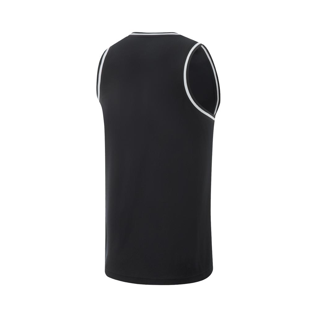 Li Ning Professional Basketball Series Striped Pullover Round Neck Vest Sports Casual Simple Shorts Basketball Set Men Basketball Set AATV001-2