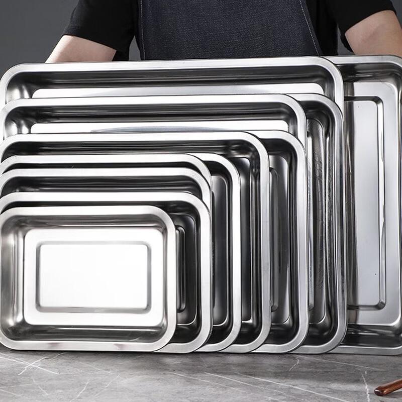 Diruien Food Grade Stainless Steel Square Roasting Pan