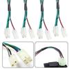 1/2/4Pcs CG-125 Round Head Motorcycle Ignition Coil Plug CDI Electric Cable Wire Harness Plug Head 4 Pins