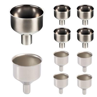 High Quality Stainless Steel Funnel, Large And Small Caliber, Portable Kitchen Essentials For Oil Transfer And Bottle Filling