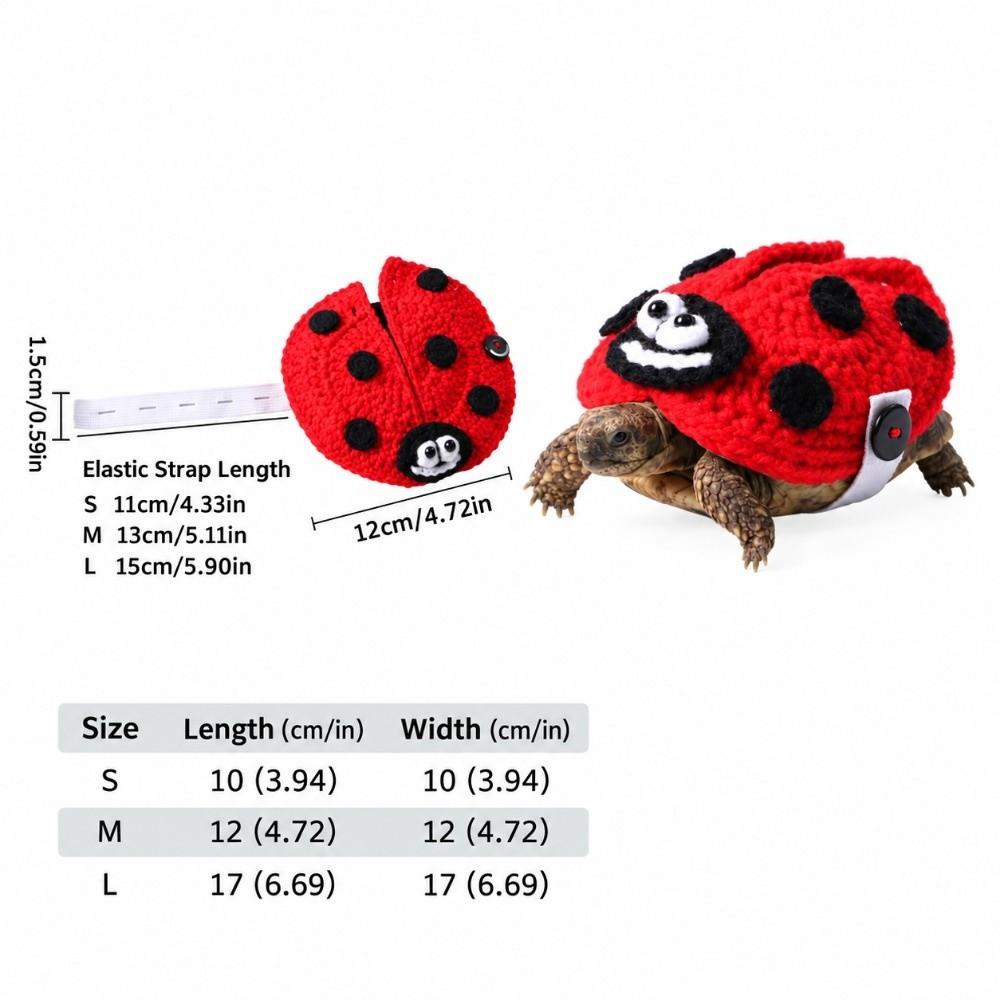 cartoon Knitted Turtle Clothes Lightweight Tortoise Accessory Brazilian Turtles