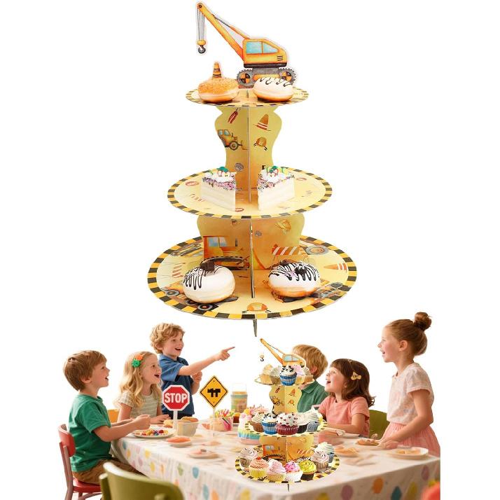 3 Tier Butterfly Cupcake Stand,Suitable for Butterfly Themes – Easy to Assemble& Reble(1Butterfly)