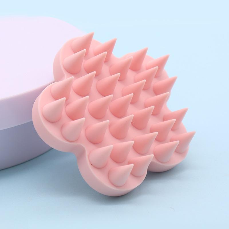 Silicone Pet Bath Brush - Gentle Massage for Dogs & Cats, Perfect Wet/Dry Use