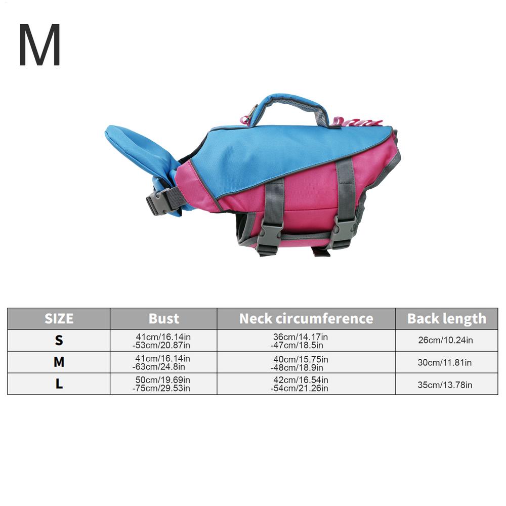 

Dog Swim Vest Floating Detachable Adjustable Reflective Dog Life Vests For Boating For Small Large Breed Outdoor Camping Pool (Pink,S) рожевий