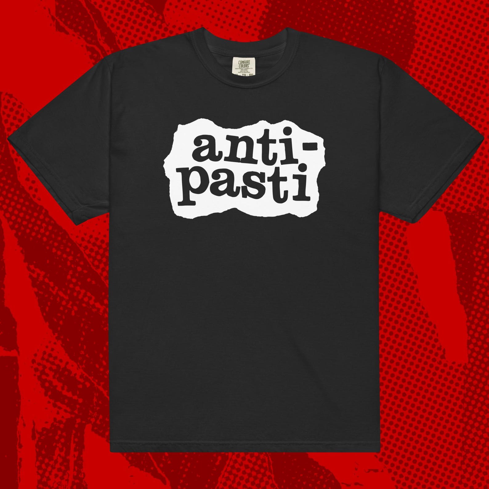 Anti-Pasti Logo Shirt | UK82 Punk Violators Red Alert Blitz Partisans S