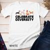 Funny Dog Gift For Men Women Cool Celebrate Diversity Dogs Unisex T-shirt