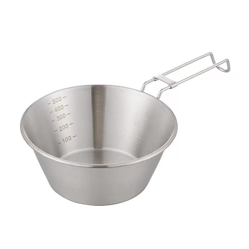 Yi Zi Outdoor 304 Stainless Steel Folding Sierra Bowl