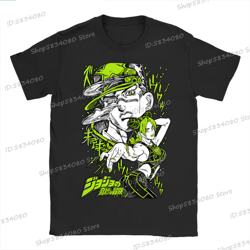 JoJos Bizarre Adventure T Shirt Unisex Women Anime Unisexga Graphic Design Shirt Tee All Size Anime Jojos Fashion Street Casual Tops