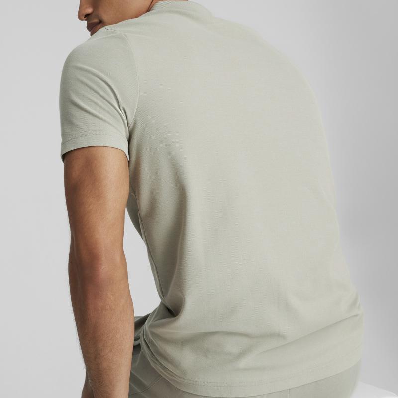 Puma Amg Racing Series Comfortable Versatile Short Sleeve Polo Shirt Men Tops Birch-Green 538478-07