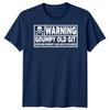 Unisexs Grumpy Old Git Funny Fathers Day TShirt Tee Best Dad Ever Papa Life 1FD