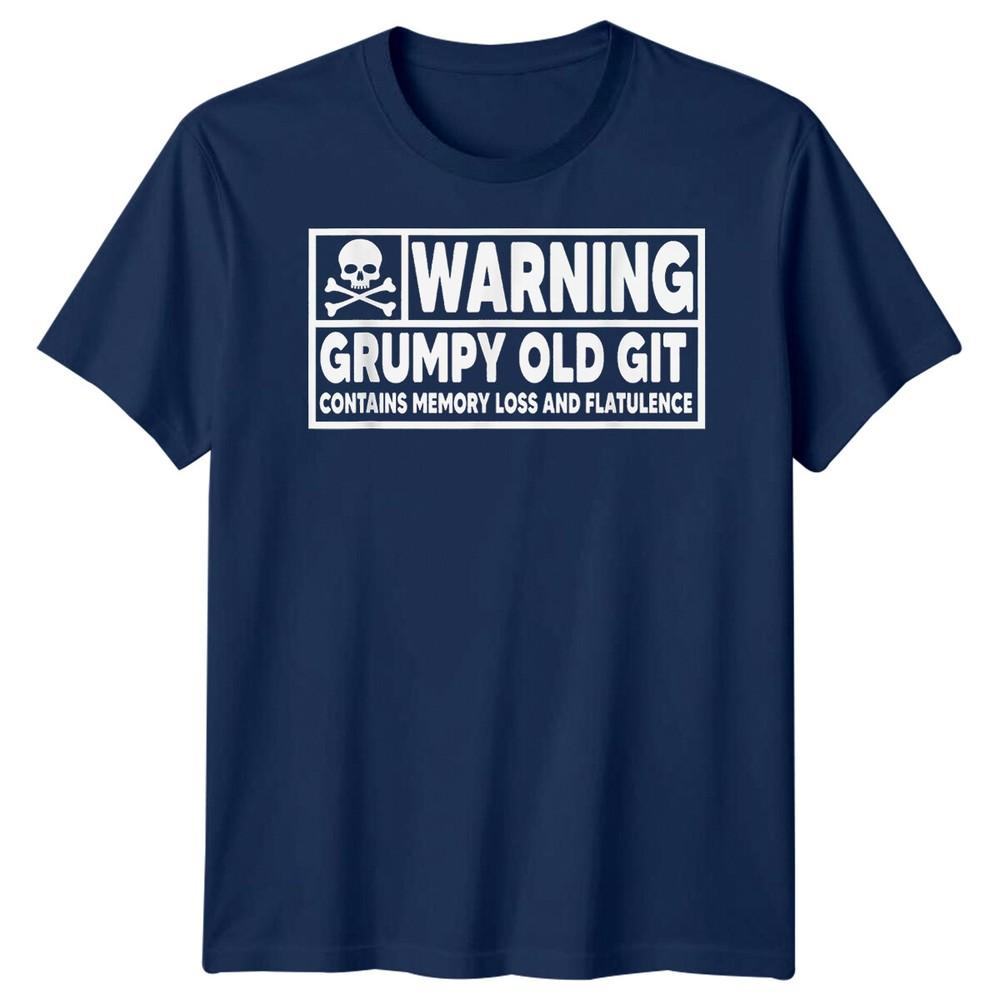 Unisexs Grumpy Old Git Funny Fathers Day TShirt Tee Best Dad Ever Papa Life 1FD