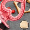 Sandwich Cutting Mold Heart Design Stainless Bread Cutter And Sealer Breakfast Toast Cookie Press Cutter For Kids Breakfast