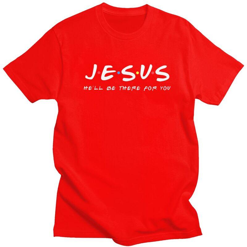 

Custom Male Jesus Hell Be There For You T Shirt Short Sleeves Cotton Tshirts Streetwear Tshirt Leisure Tee Slim Fit Clothes S