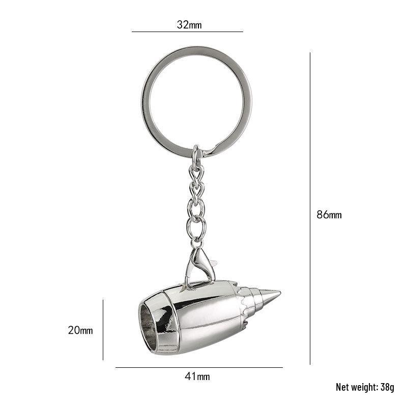 J-20 Luftfahrtmodell Schlüsselanhänger: 3D Flugzeuganhänger Souvenirgeschenk