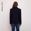 LANCY 100% Wool Short Double-Faced Blazer Coat