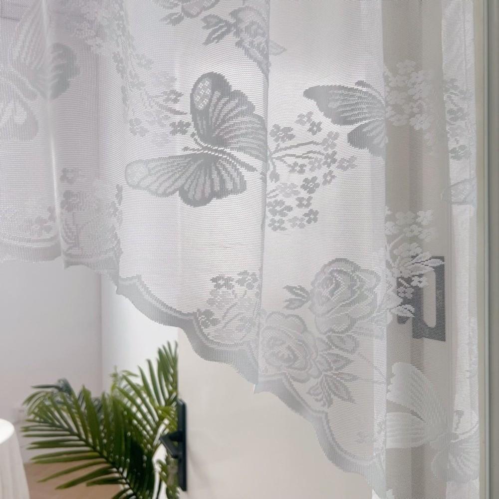 Short Kitchen Curtains Curved Half Curtain Fashion Window Curtain  Window Scarf