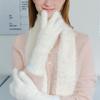 ENGBROX soft fuzzy finger hole gloves_3 colors