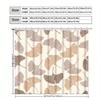 Elegant Tropical Leaf Print Shower Curtain Beige Gold Pattern Modern Bathroom Decor Waterproof Size 180x200cm