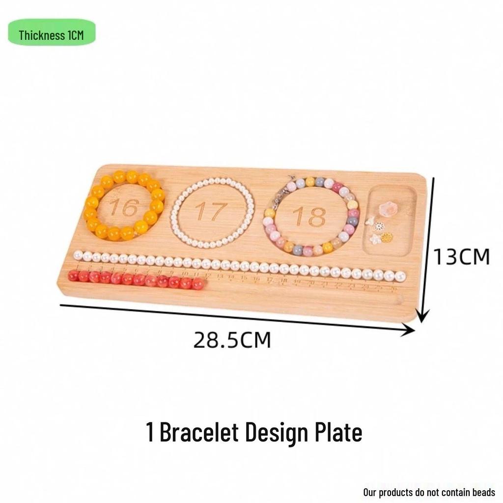 Handcrafted DIY Beading Kit: Necklace, Bracelet, and Cultural Play Weaving Tool