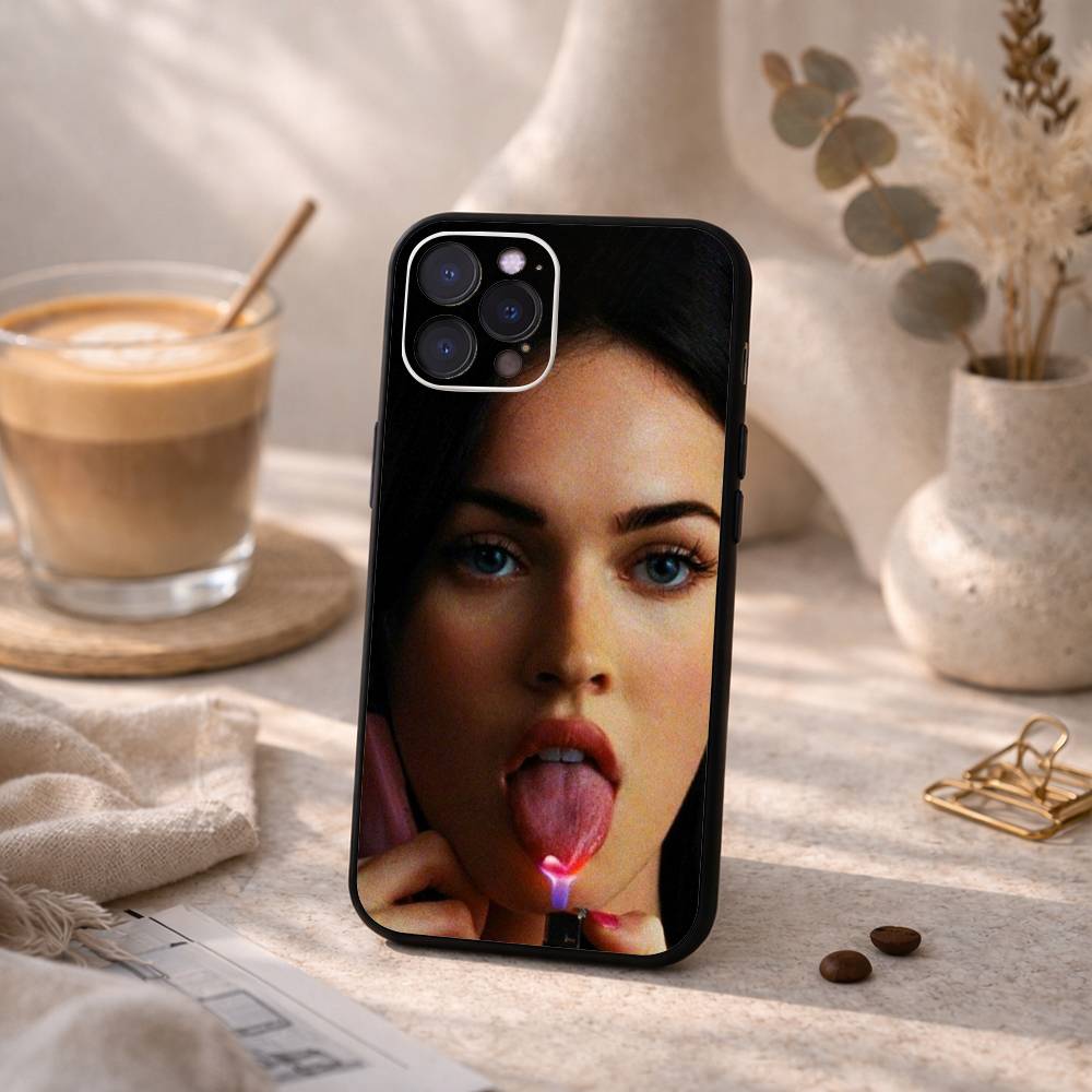 J-Jennifers B-Body M-Megan Fox Phone Case For iPhone17 16 15 14 13 12 11 Pro Max Plus,5G Soft Black Case