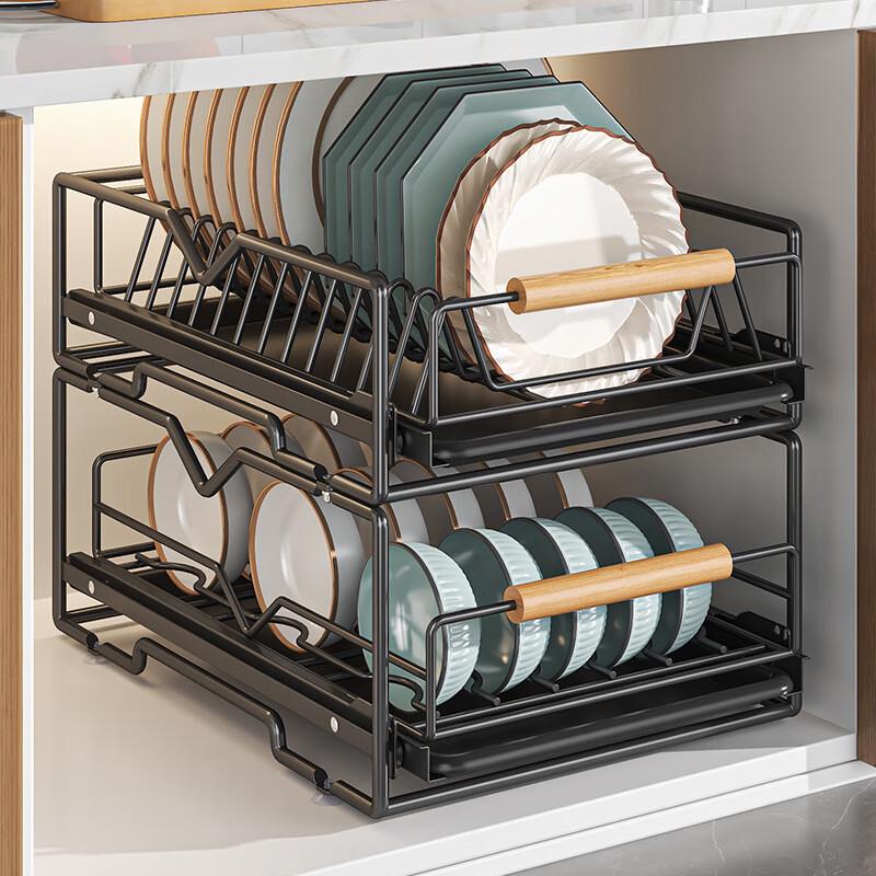 Tingle Pull-Out Dish Drainer Storage Rack