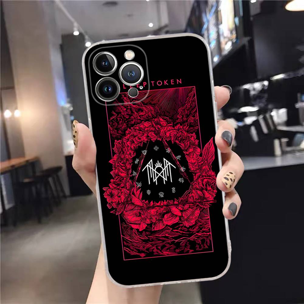 

Чехол для телефона Sleep Rock Band T-Token для iPhone 16 15 8 7 6 6S Plus X SE XR XS 14 11 12 13 Mini Pro Max iPhone 11 pro