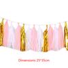 20PCSDIY Party Tassel Banner Wedding Baby Gift Birthday Banner Home Decoration