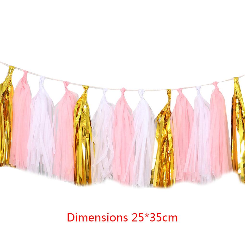 20PCSDIY Party Tassel Banner Wedding Baby Gift Birthday Banner Home Decoration