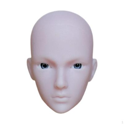 1/6 Scale BJD Doll Head Sculpt Natural Skin Parts Supplies for 12 Inch Body Unpainted