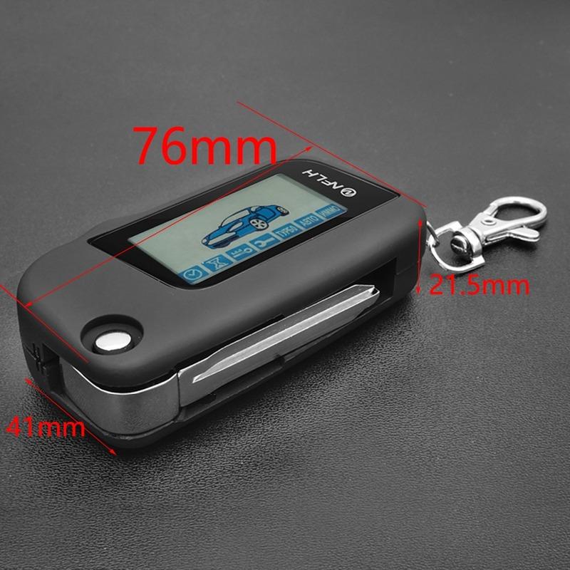 A93 LCD remote control entry keychain for compatibility with Twage Starline A93 Russian version two-way car alarm