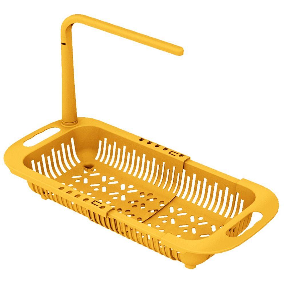 Buy Organizer Strainer Storage Basket Retractable Sink Drain Basket Telescopic Sink Rack Drying