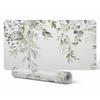 Anti-slip Protective Desk Mat with Delicate Leaves Pattern 100x50 Cm