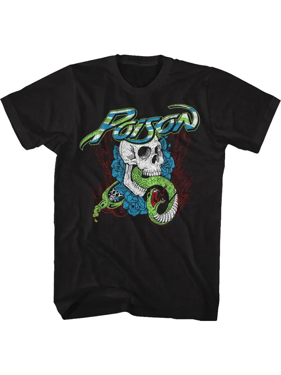 

Men s Poison Graphic T-Shirt, 100% Cotton Crew Neck Short Sleeve Tee, Casual Summer Top for Daily Wear and Gift 3XL