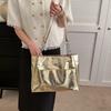 Casual Handbags for Women  New Large-capacity Shoulder Bags Texture Bright Pu Leather Tote Bags for Women Chain Elegant Bags