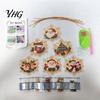 DIY Hanging Ornaments for Adults 6 Pcs Christmas Faux Pearl Painting Art Kit Adults, Holiday Craft Sets Beginners Diamond Kits, Gem Window Tree