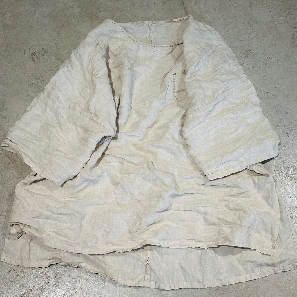 Johnature Women Vintage  T-Shirts Irregular Length Solid Color Autumn O-Neck Long Sleeve Loose T-Shirts