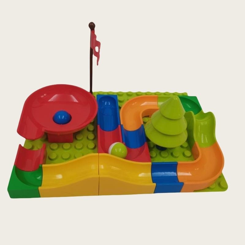 

Non-Toxic 230Pcs Building Blocks Creative Bricks Bulk Model Educational Kids Toys Construction Blocks Slide Ferris Wheel Educational Toys